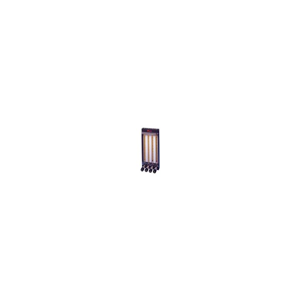 150 mm frame, common pattern, 5 tube capacity, aluminum wetted parts.